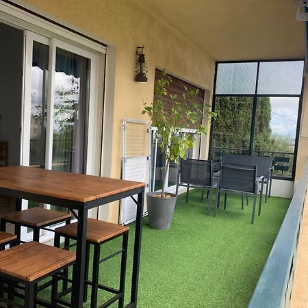 Vence T3 Vue Mer Grande Terrasse ภายนอก รูปภาพ